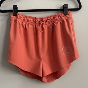 Gymshark Kendra Kathryn Vibrant Orange Athletic Shorts